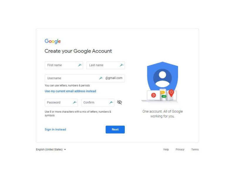 Create and set a Gmail account easily