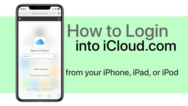 A Beginner’s Guide to Log into Your Icloud Account