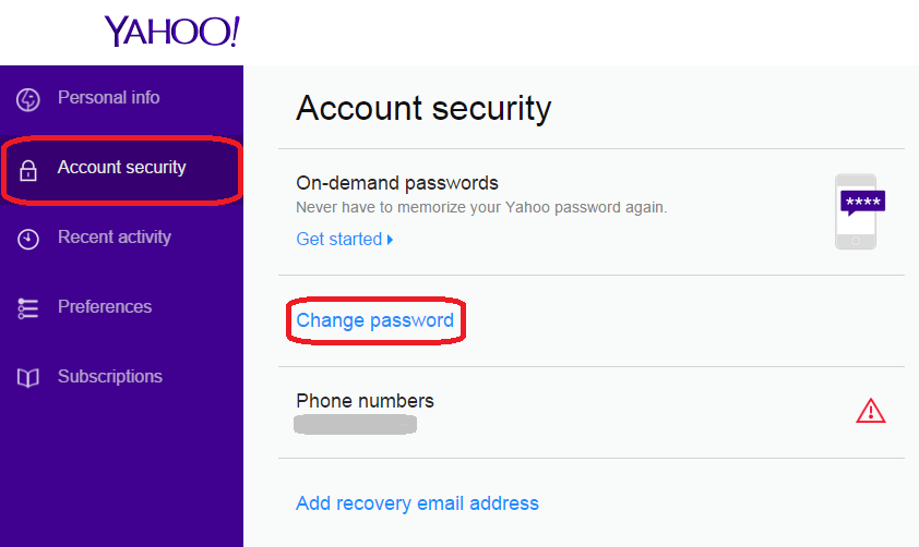 How to Change Yahoo Password for Different Devices?