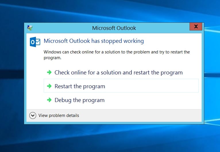 How to fix the ‘Microsoft Outlook Stopped Working’ Error?