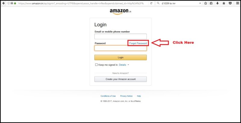 Possible Ways to Recover or Reset Amazon Account Password