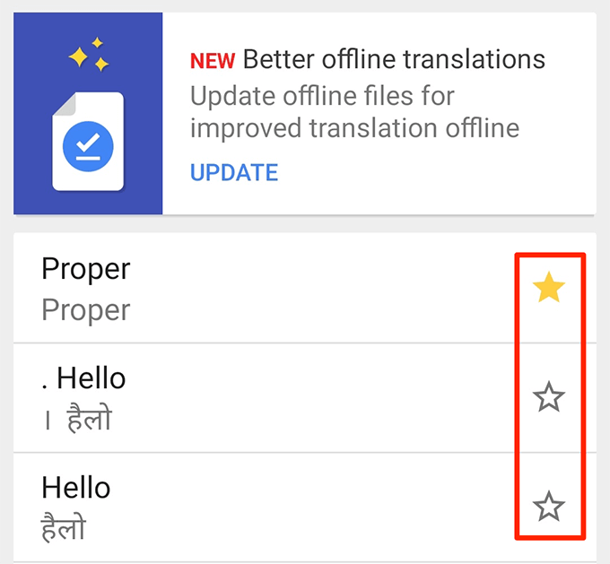 Google Translate app.